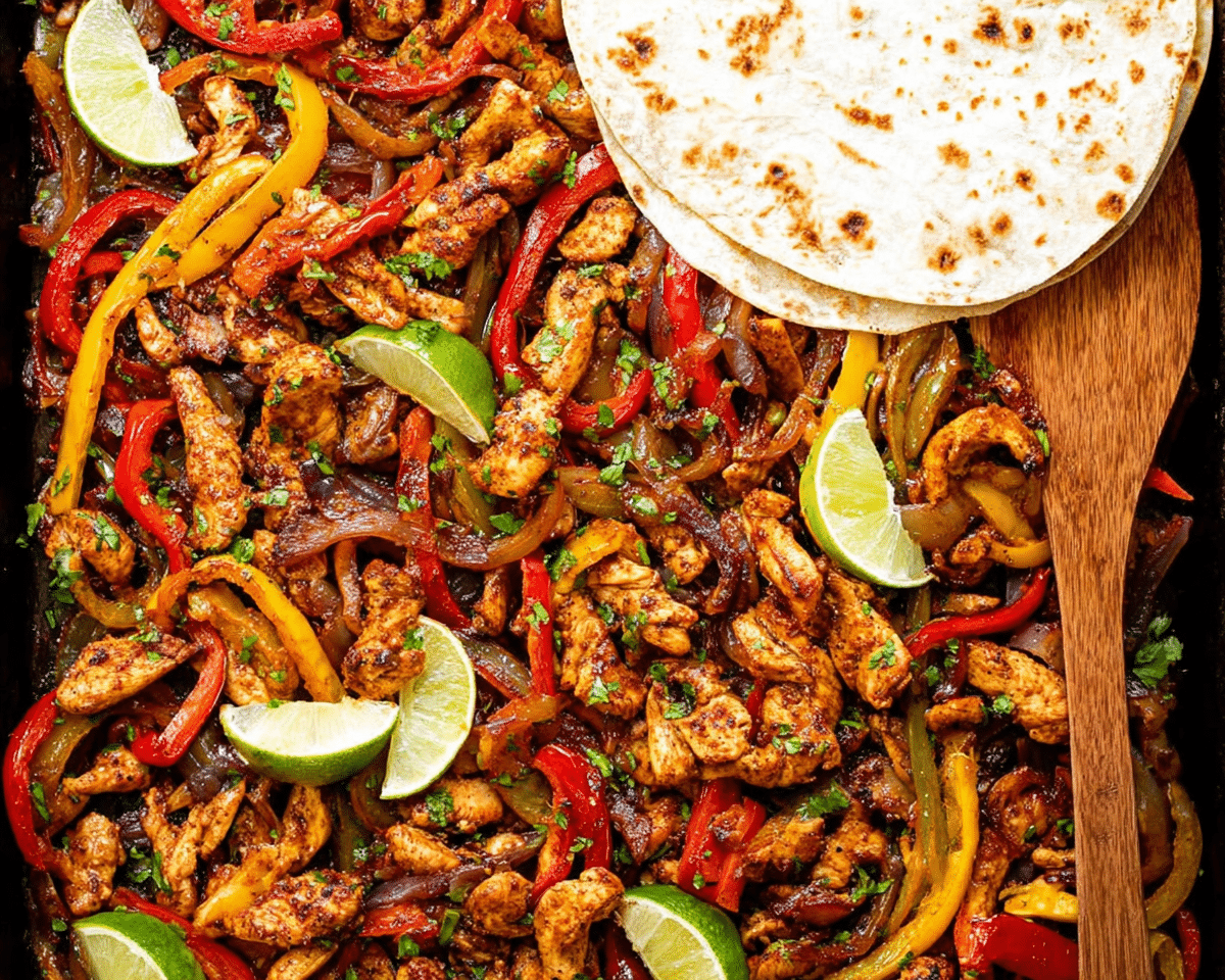 Gluten-Free Sheet Pan Chicken Fajitas For Spring