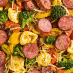 Gluten-Free Sheet Pan Sausage & Tortellini For Spring
