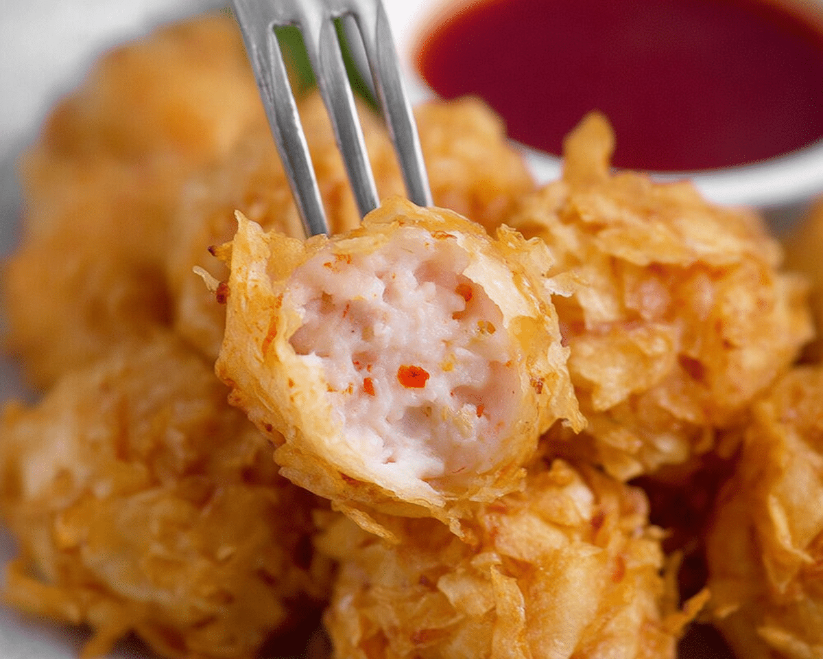 Gluten-Free Shrimp Balls For Spring