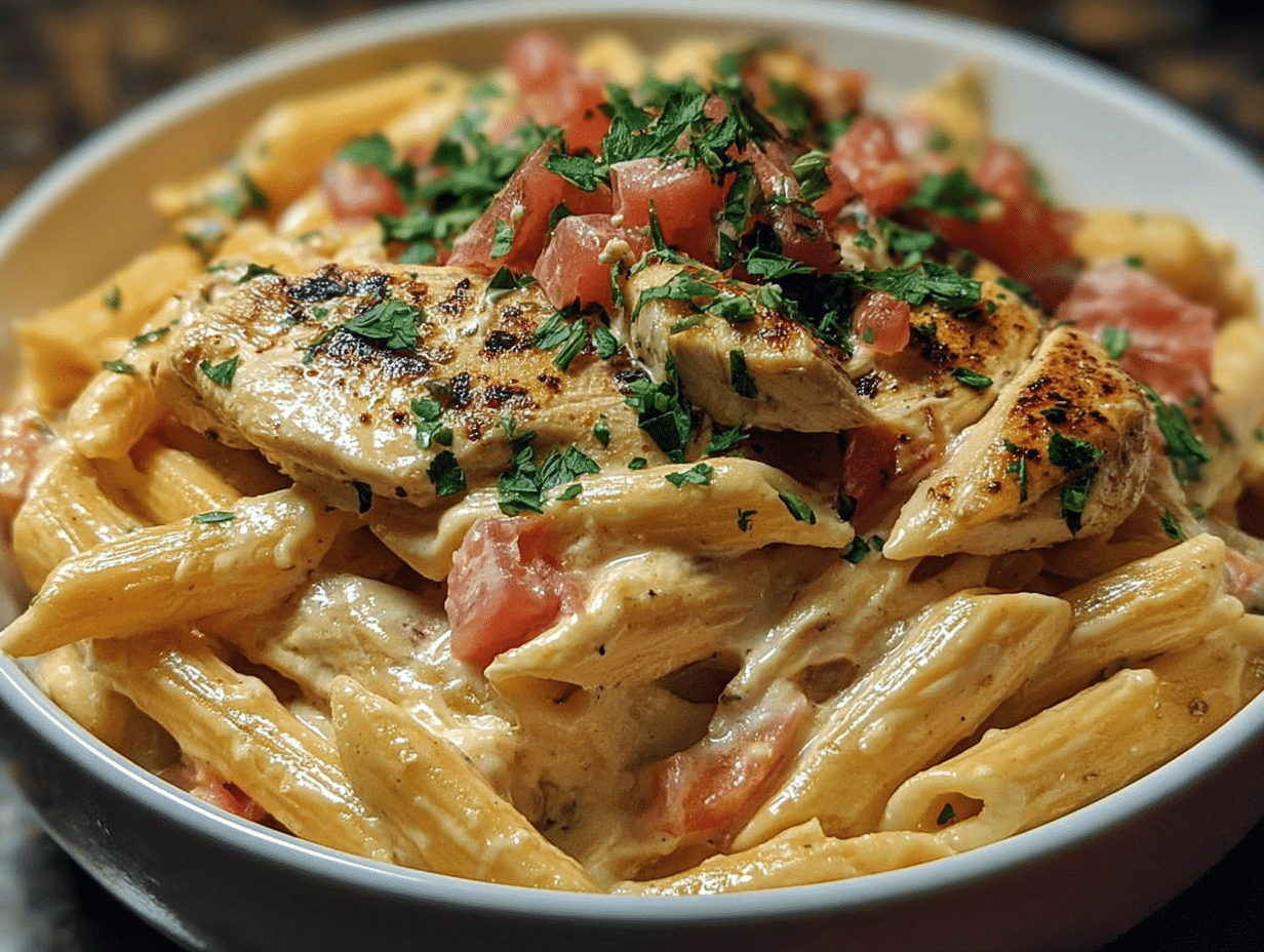 Gluten-Free Slow Cooker Cheesy Chicken Penne