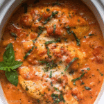 Gluten-Free Slow Cooker Tomato Basil Chicken Breast For Spring Dinner