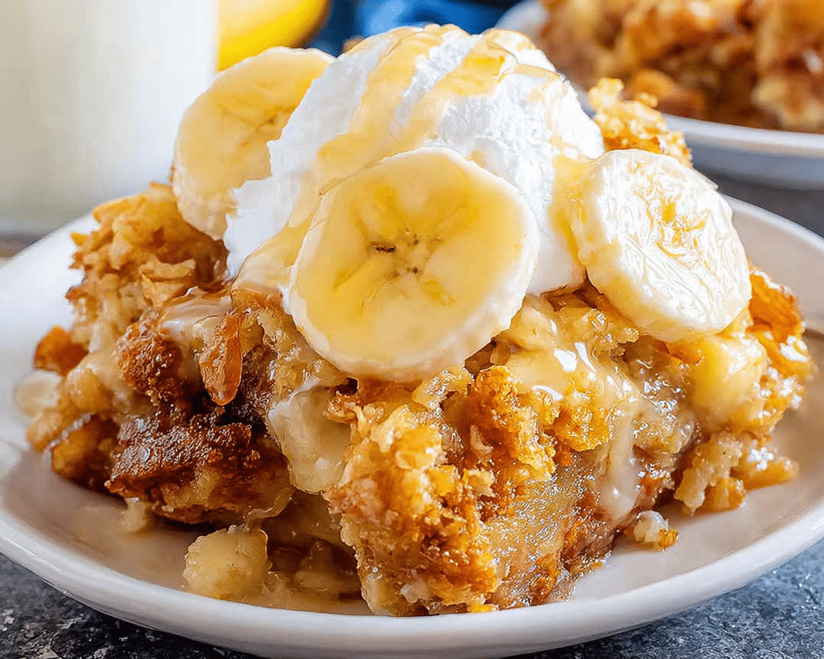 Gluten-Free Southern Banana Cobbler Dessert