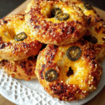Gluten-Free Spicy Jalapeño Cheddar Bagels For Spring