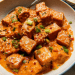 Gluten-Free Spicy Tofu with Creamy Coconut Sauce