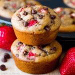 Gluten-Free Strawberry Chocolate Chip Muffins For Spring