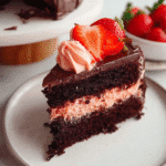 Gluten-Free Strawberry Chocolate Shell Cake