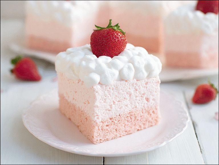 Gluten-Free Strawberry Cloud Cake