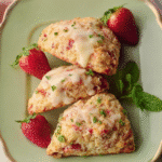 Gluten-Free Strawberry Mint Scones