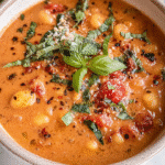 Gluten-Free Sun Dried Tomato Gnocchi Soup