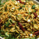 Gluten-Free Sun Dried Tomato Orzo Pesto
