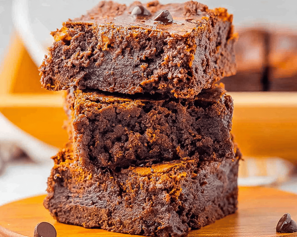 Gluten-Free Sweet Potato Sourdough Discard Brownies For Spring