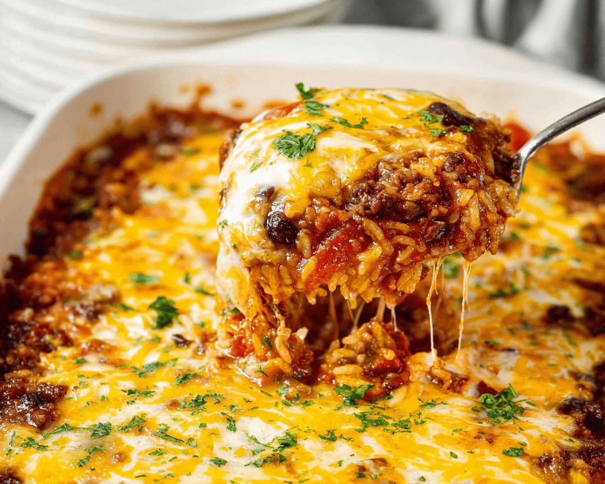 Gluten-Free Taco Rice Casserole For Spring