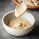 Gluten-Free Tahini Coleslaw Dressing For Spring