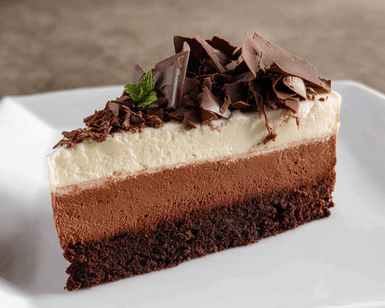 Gluten-Free Triple Chocolate Mousse Cake