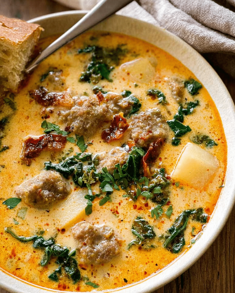 Gluten-Free Tuscan Sausage and Potato Soup