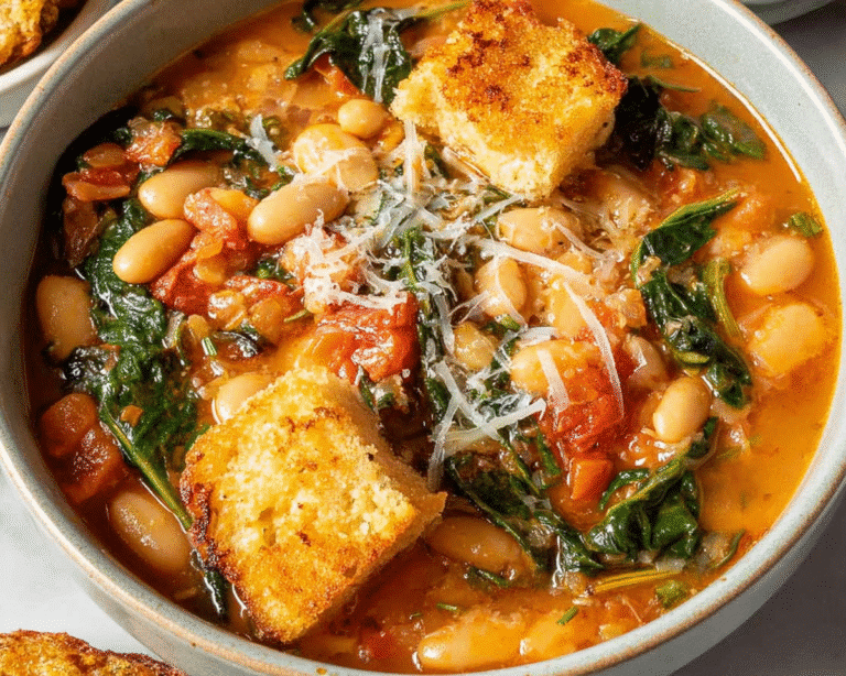 Gluten-Free Tuscan White Bean Soup For Spring Dinner
