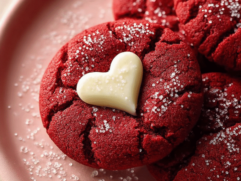 Gluten-Free Valentine's Day Red Velvet Cookies