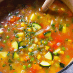 Gluten-Free Vegetable Soup For Spring Dinner