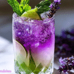 Gluten-Free Virgin Lavender Mojito For Spring Desserts