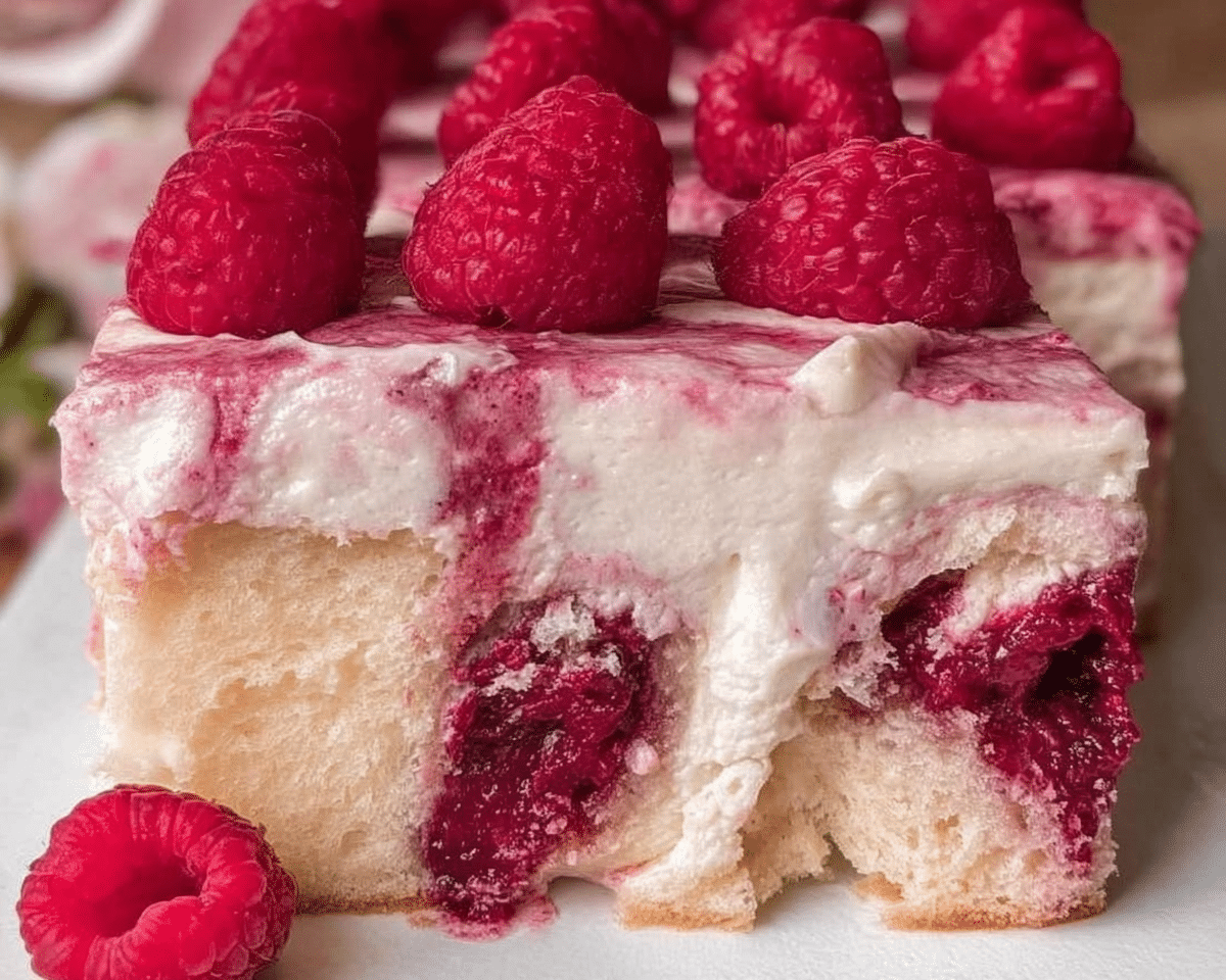 Gluten-Free White Chocolate Raspberry Cake