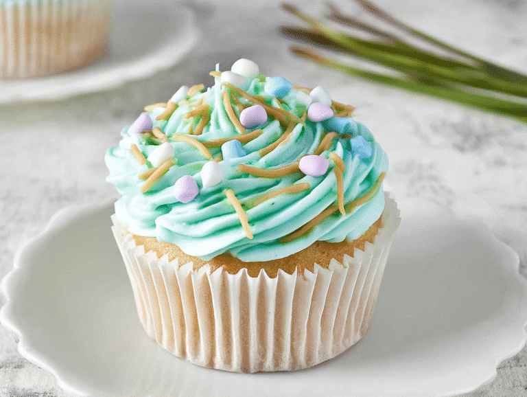 Spring Vanilla Cupcakes