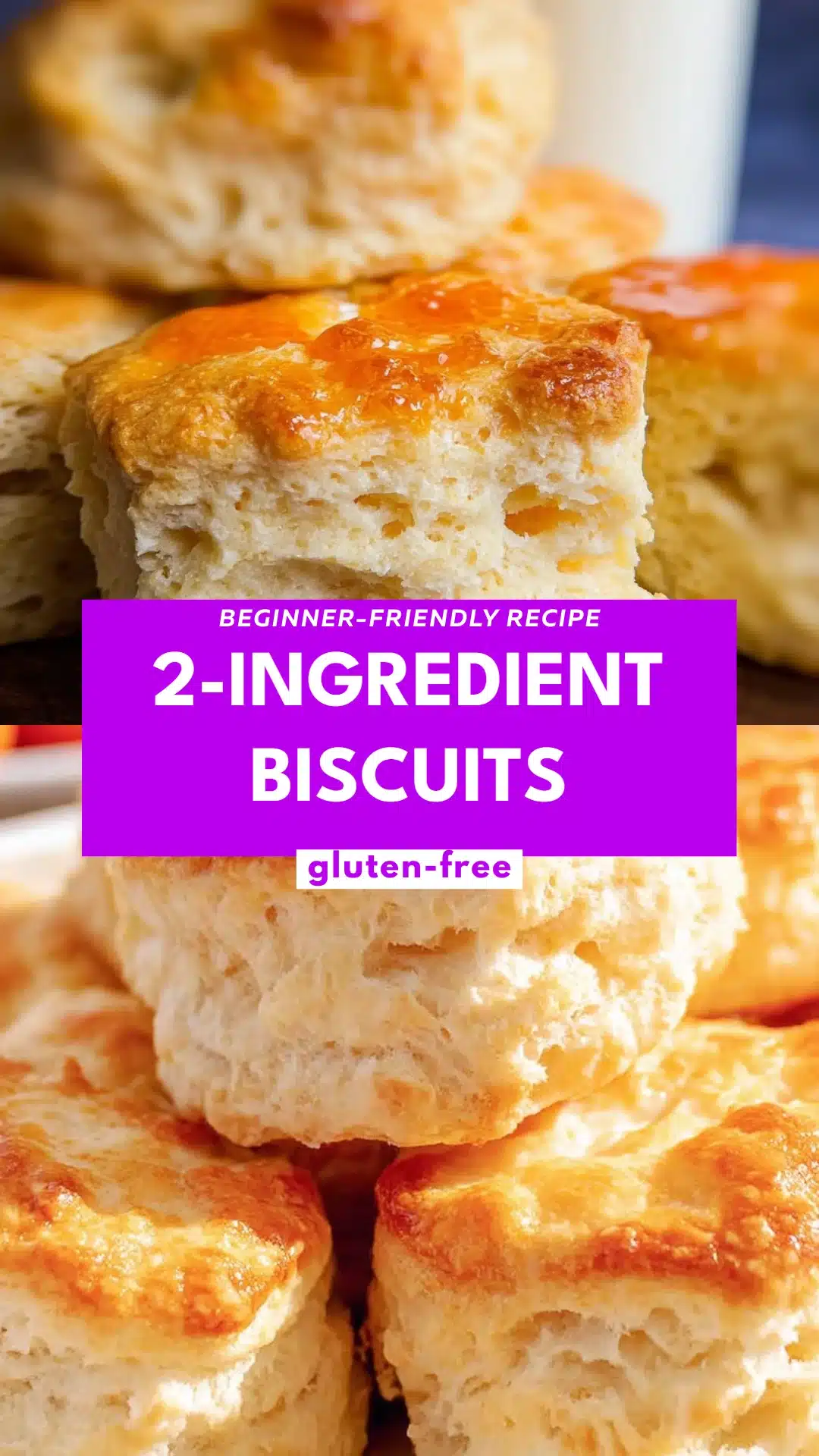 2-Ingredient Biscuits