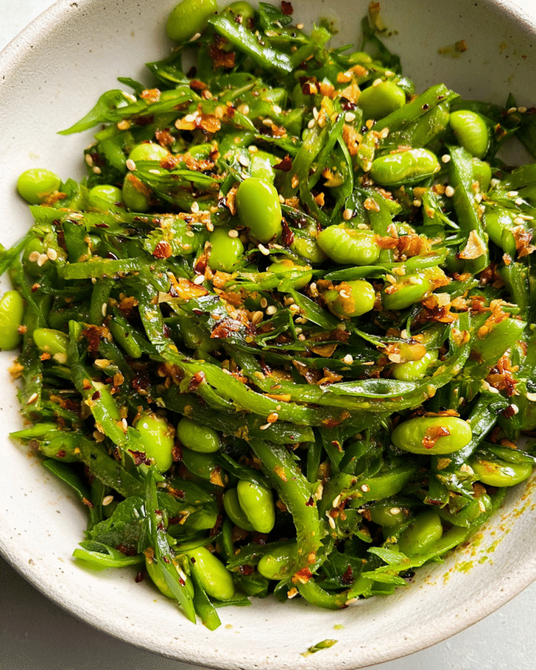 Gluten-Free Chili Crisp Snap Pea Salad