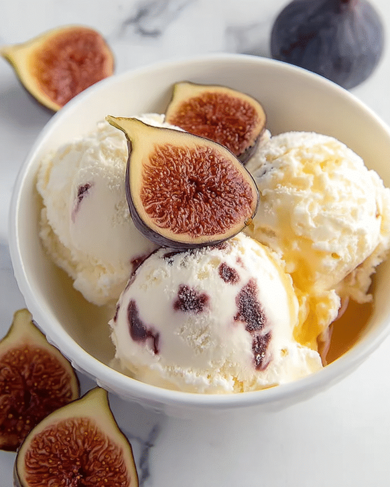Gluten-Free Luscious Fig and Ricotta Ice Cream
