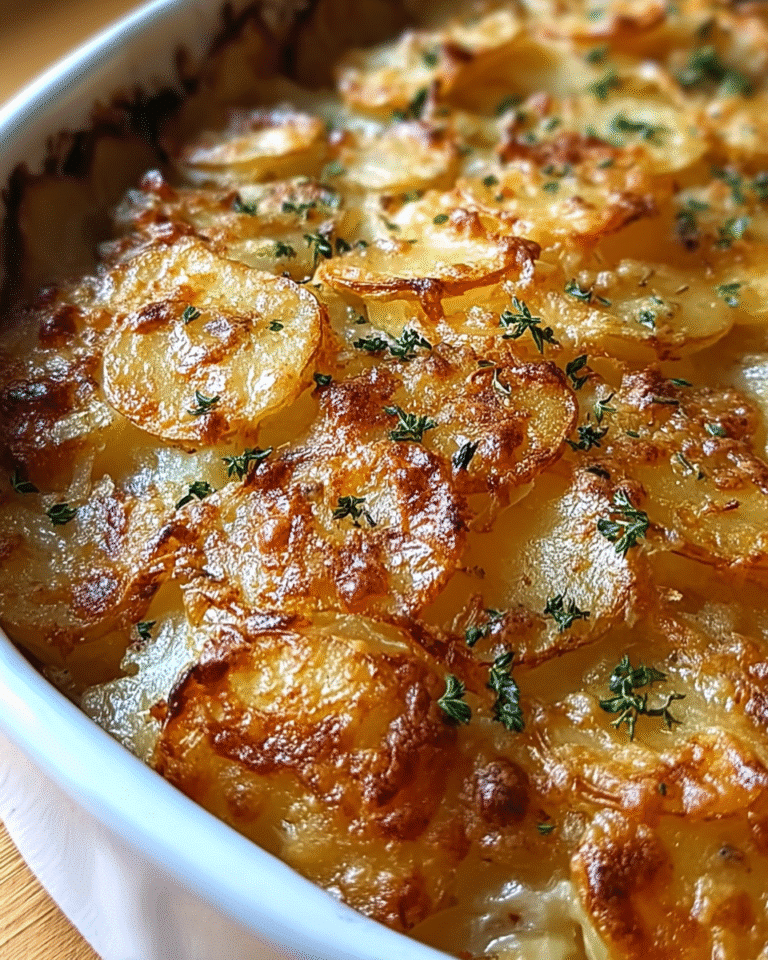 Gluten-Free Savory French Onion Potato Casserole
