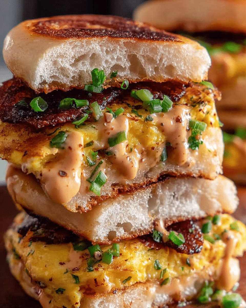 Gluten-Free Spicy Chipotle Egg Breakfast Sandwiches