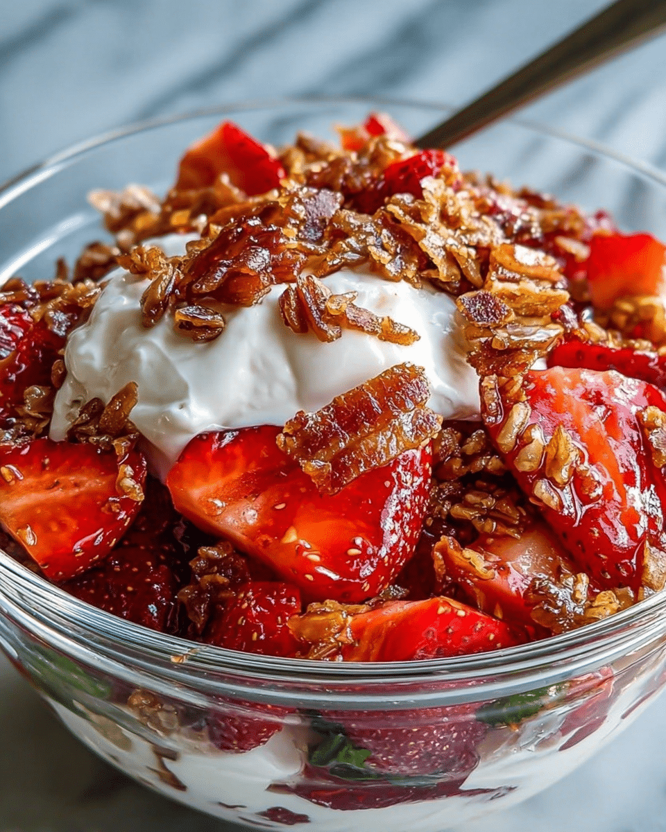 Gluten-Free Strawberry Crackle Salad
