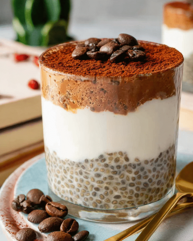 Gluten-Free Tiramisu Chia Pudding