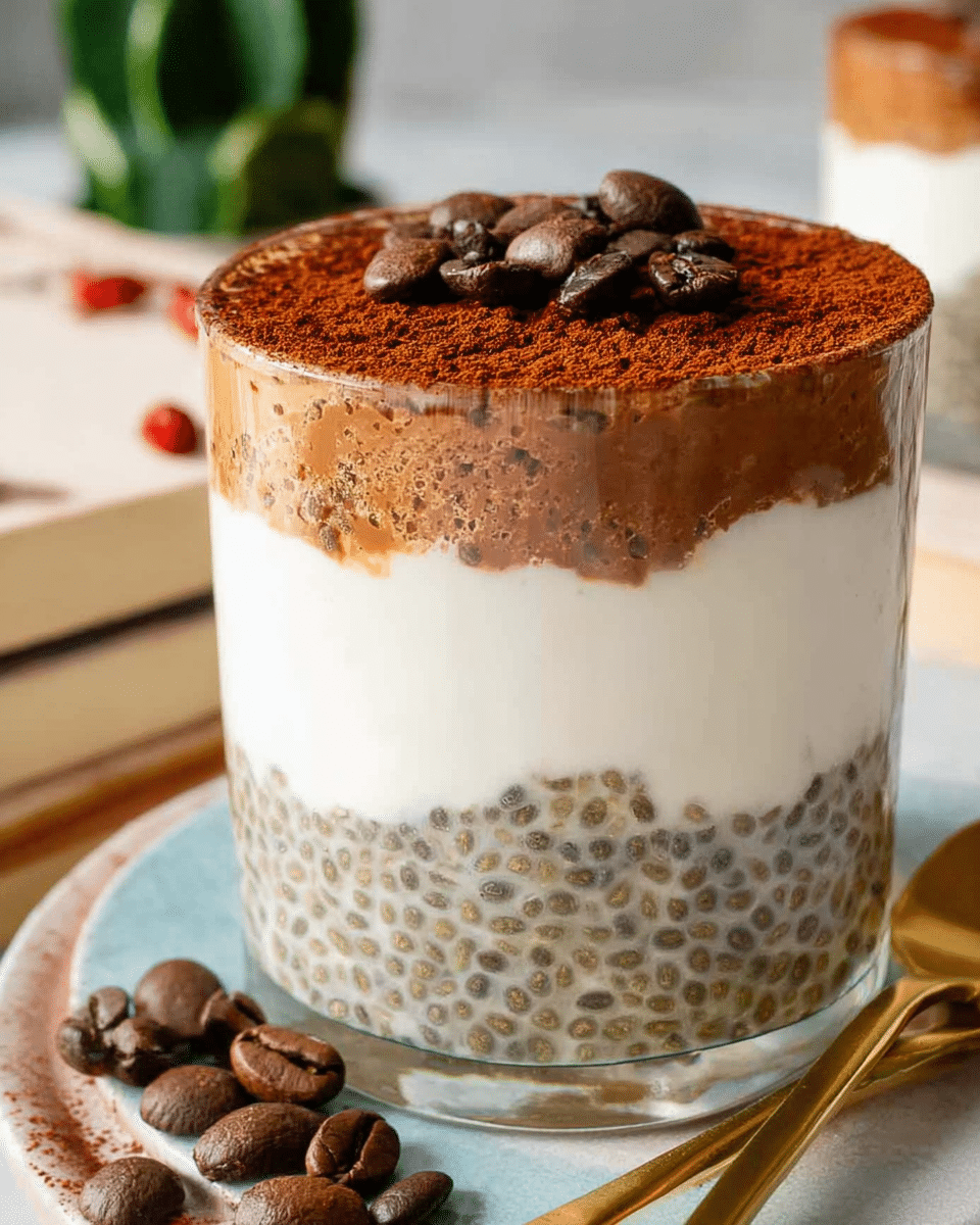 Gluten-Free Tiramisu Chia Pudding