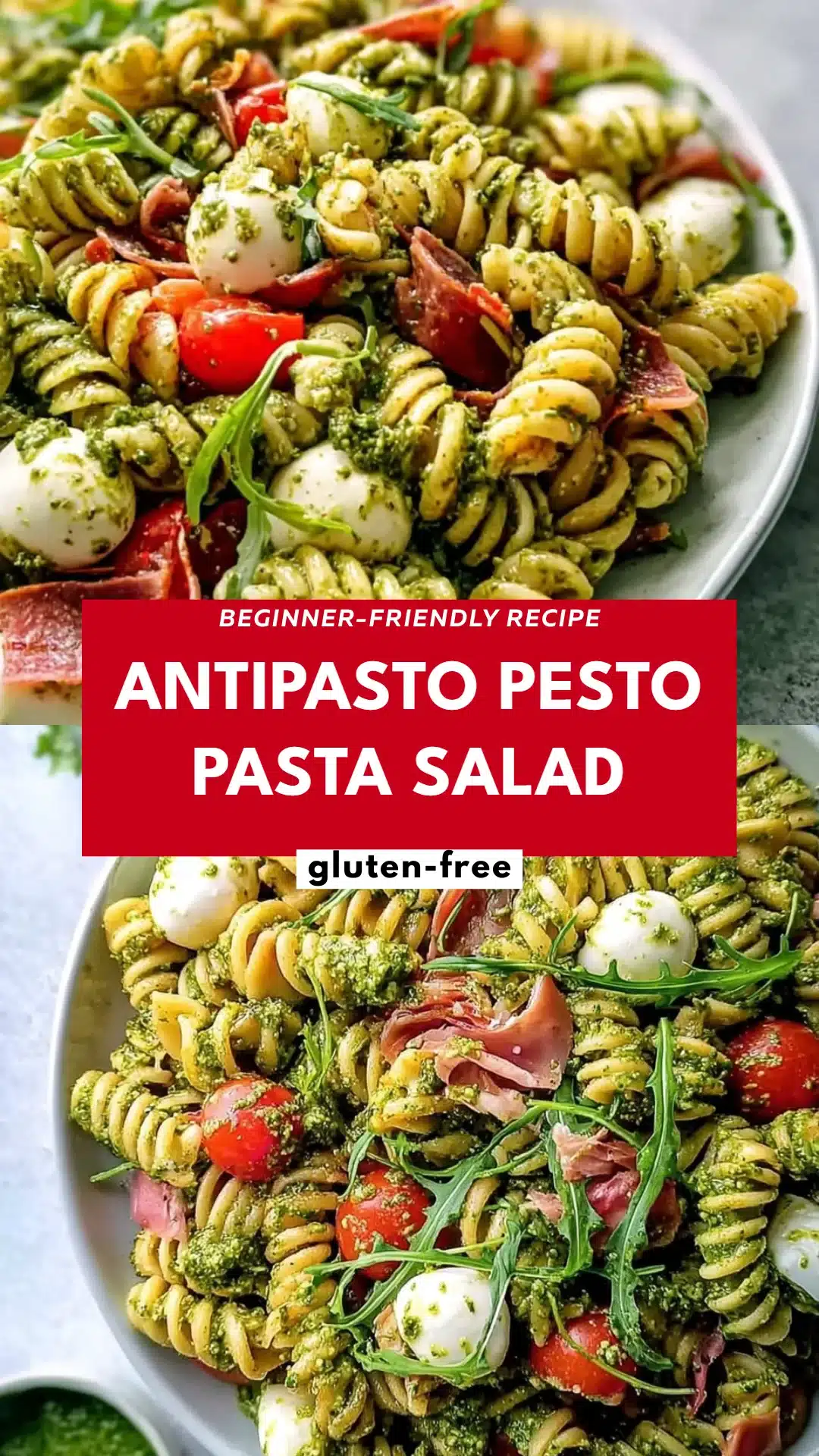 Antipasto Pesto Pasta Salad