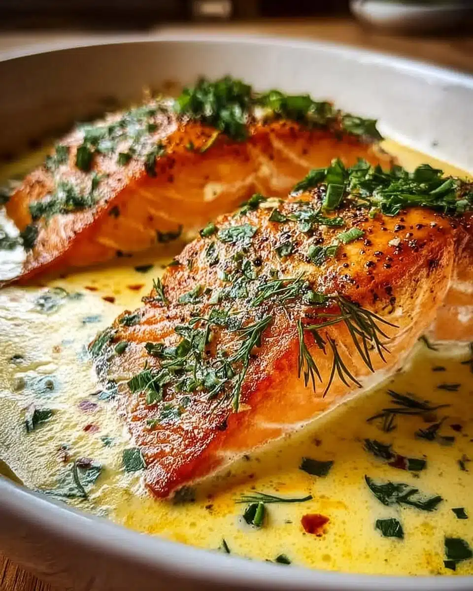Baked Boursin Salmon: Easy Creamy Delight for Home Chefs