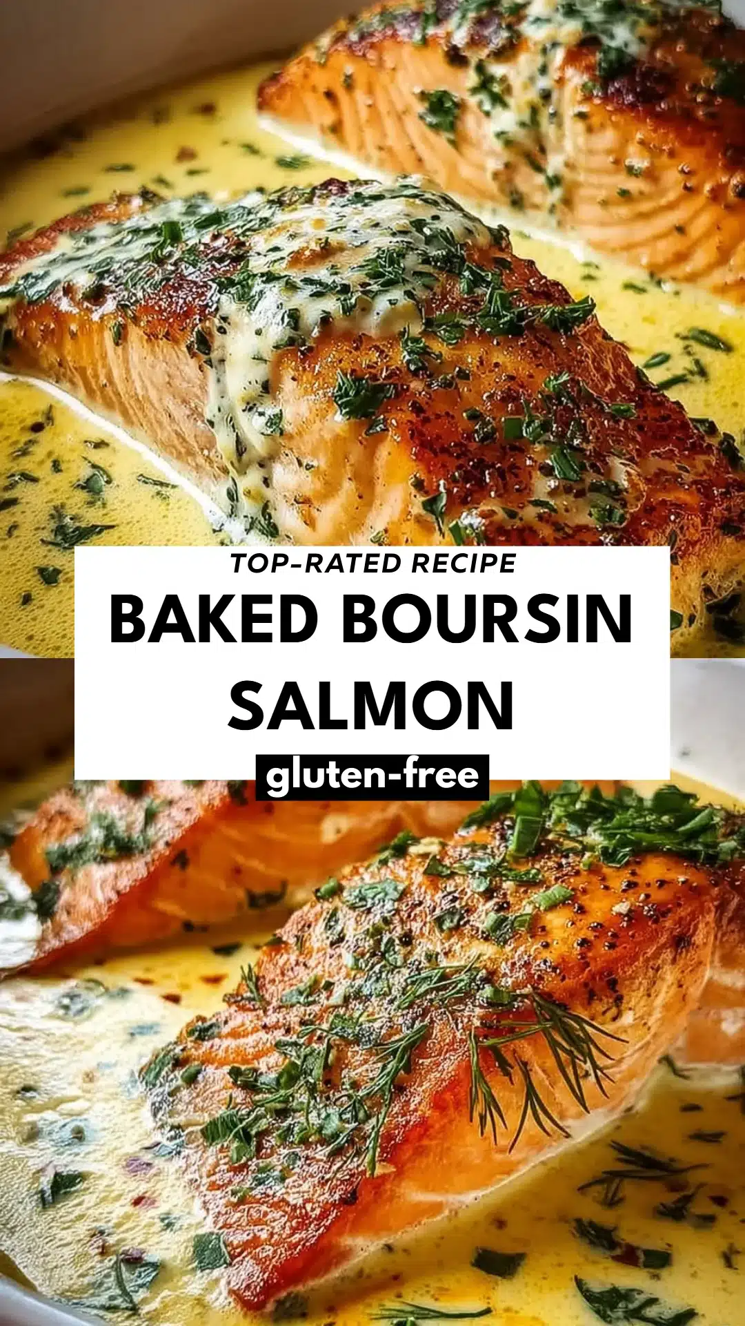 Baked Boursin Salmon