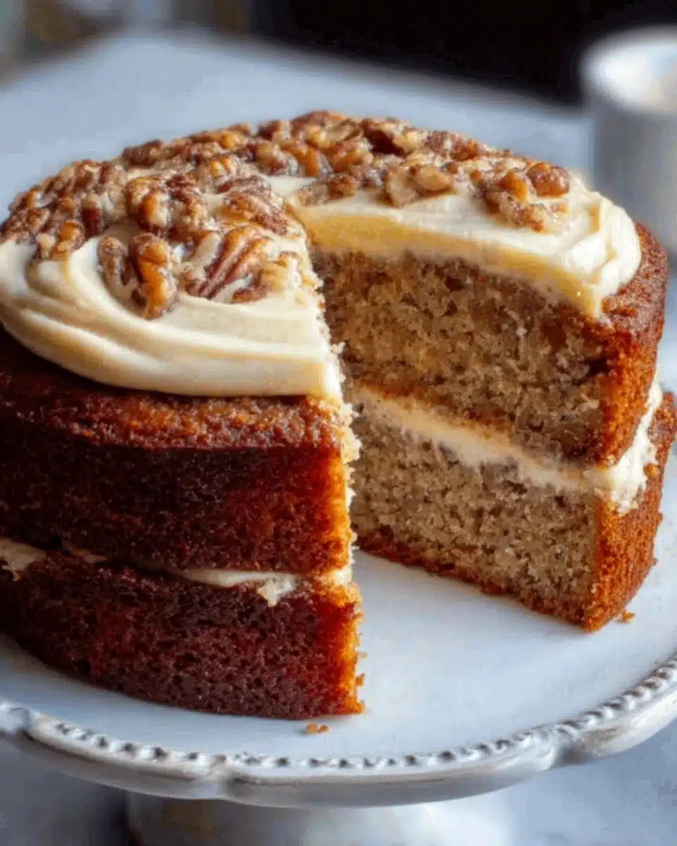 Banana Bread Cake with Cream Cheese Frosting