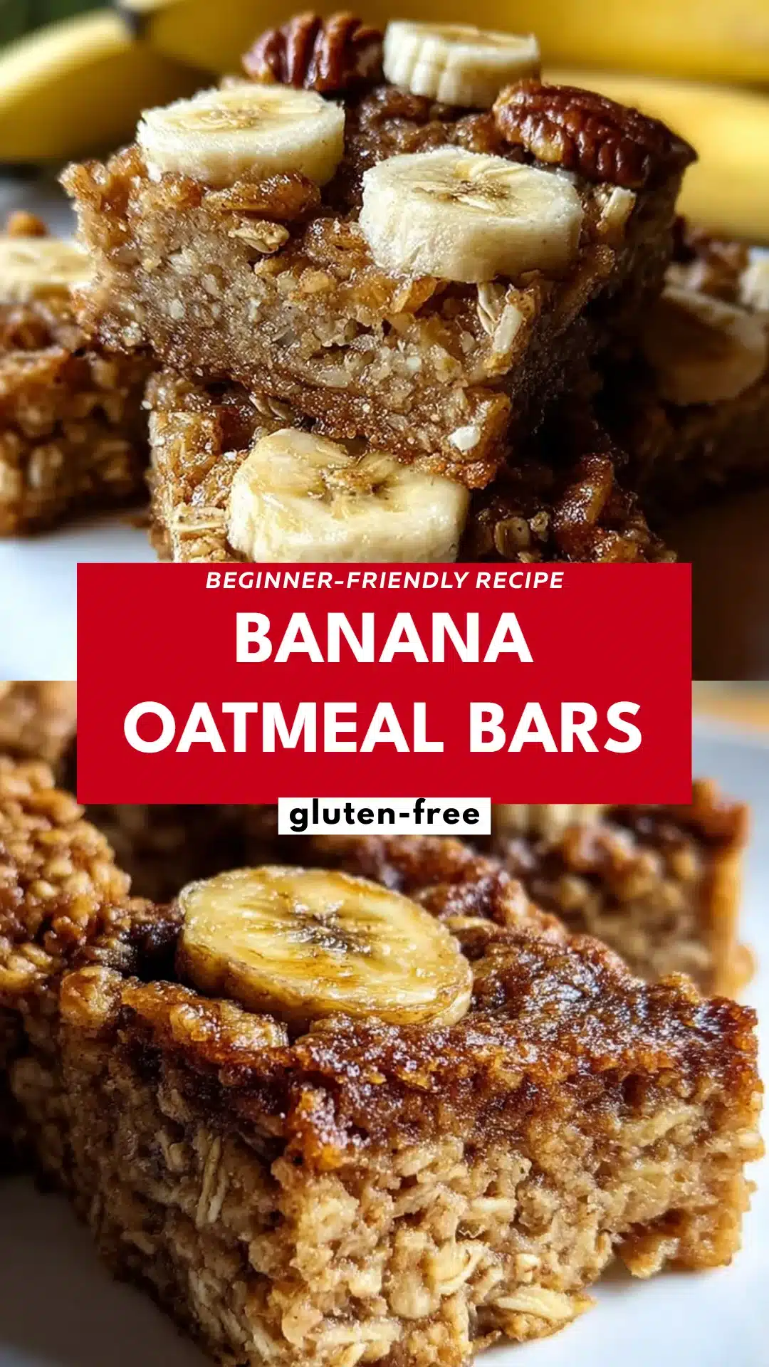 Banana Oatmeal Bars
