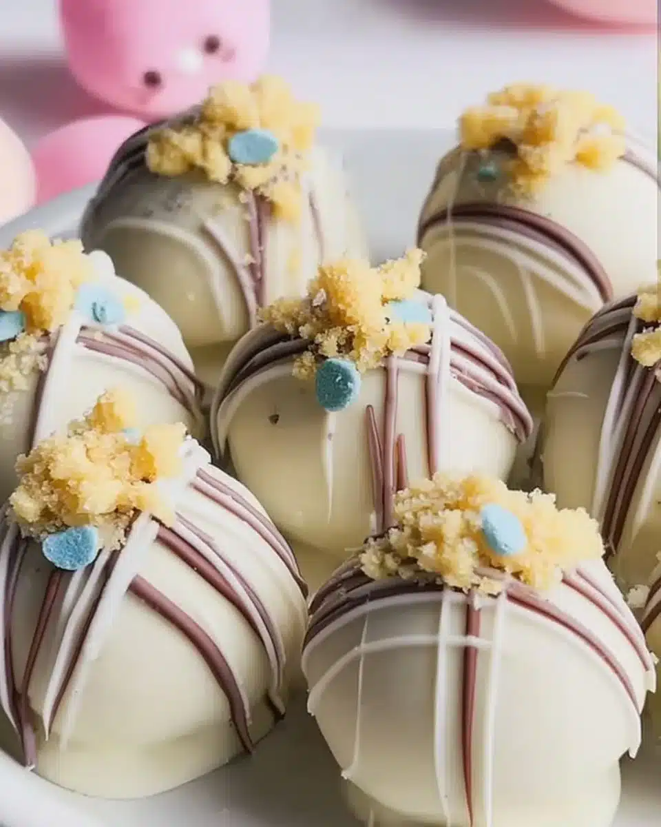 Banana Pudding Easter Truffles