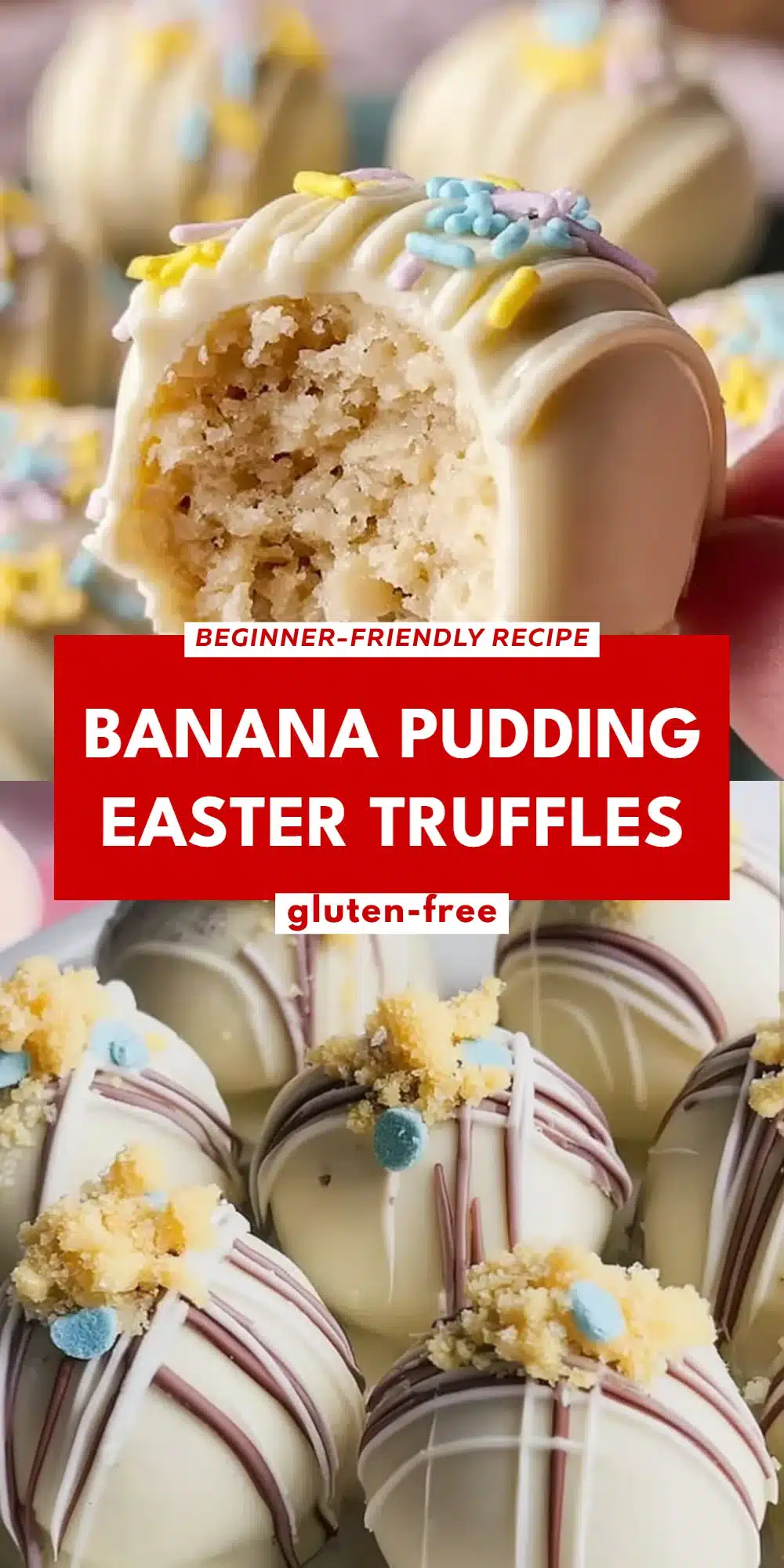 Banana Pudding Easter Truffles