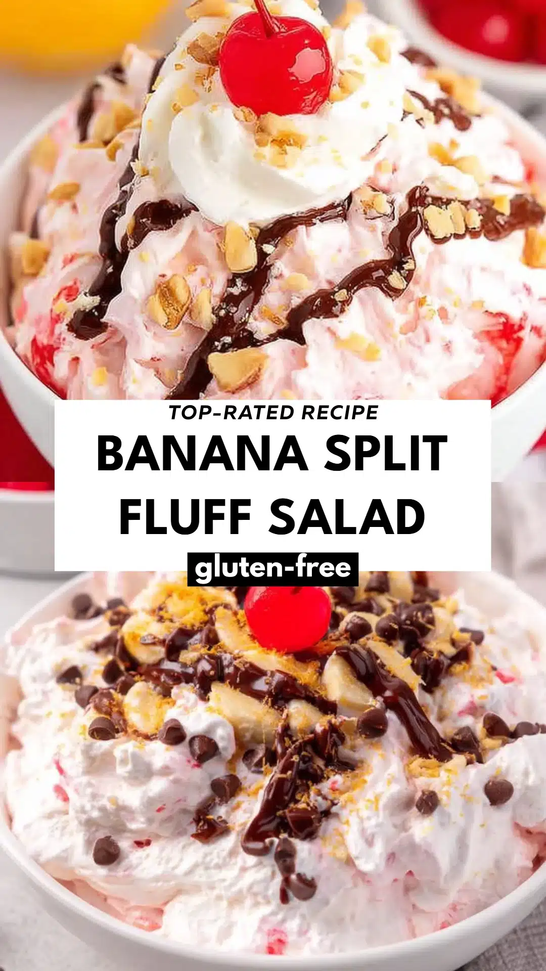 Banana Split Fluff Salad