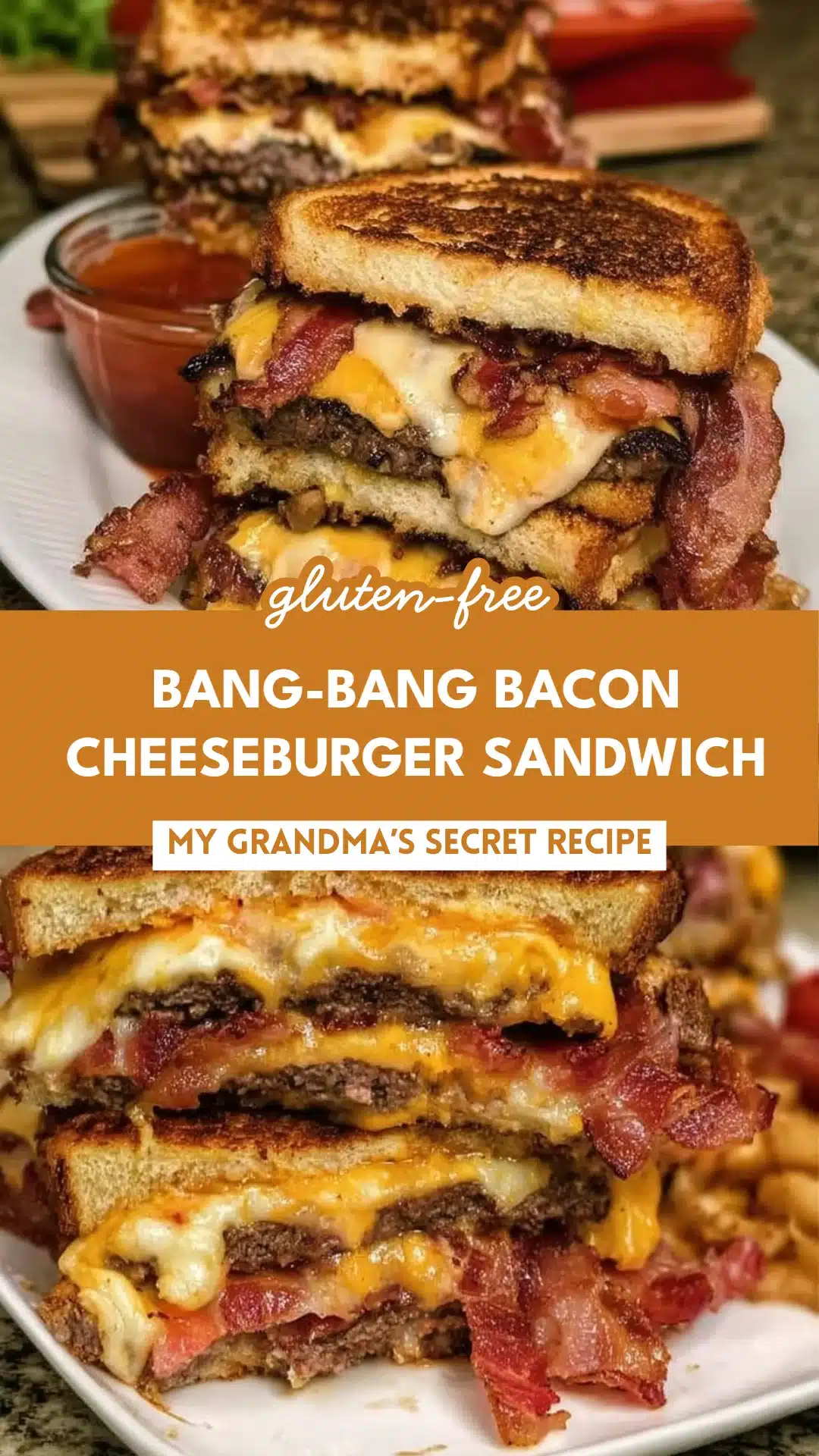 Bang-Bang Bacon Cheeseburger Sandwich