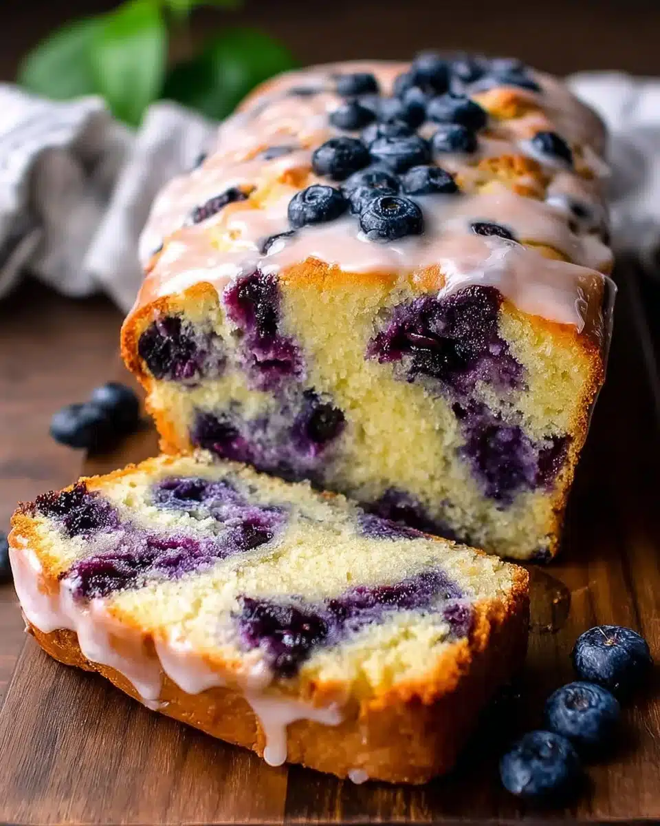 Blueberry Cream Cheese Bread