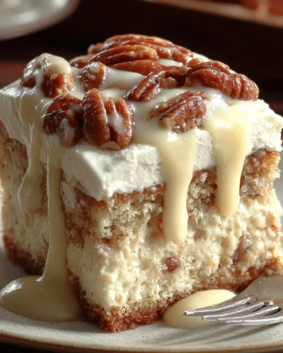 Butter Pecan Three Milks Cake