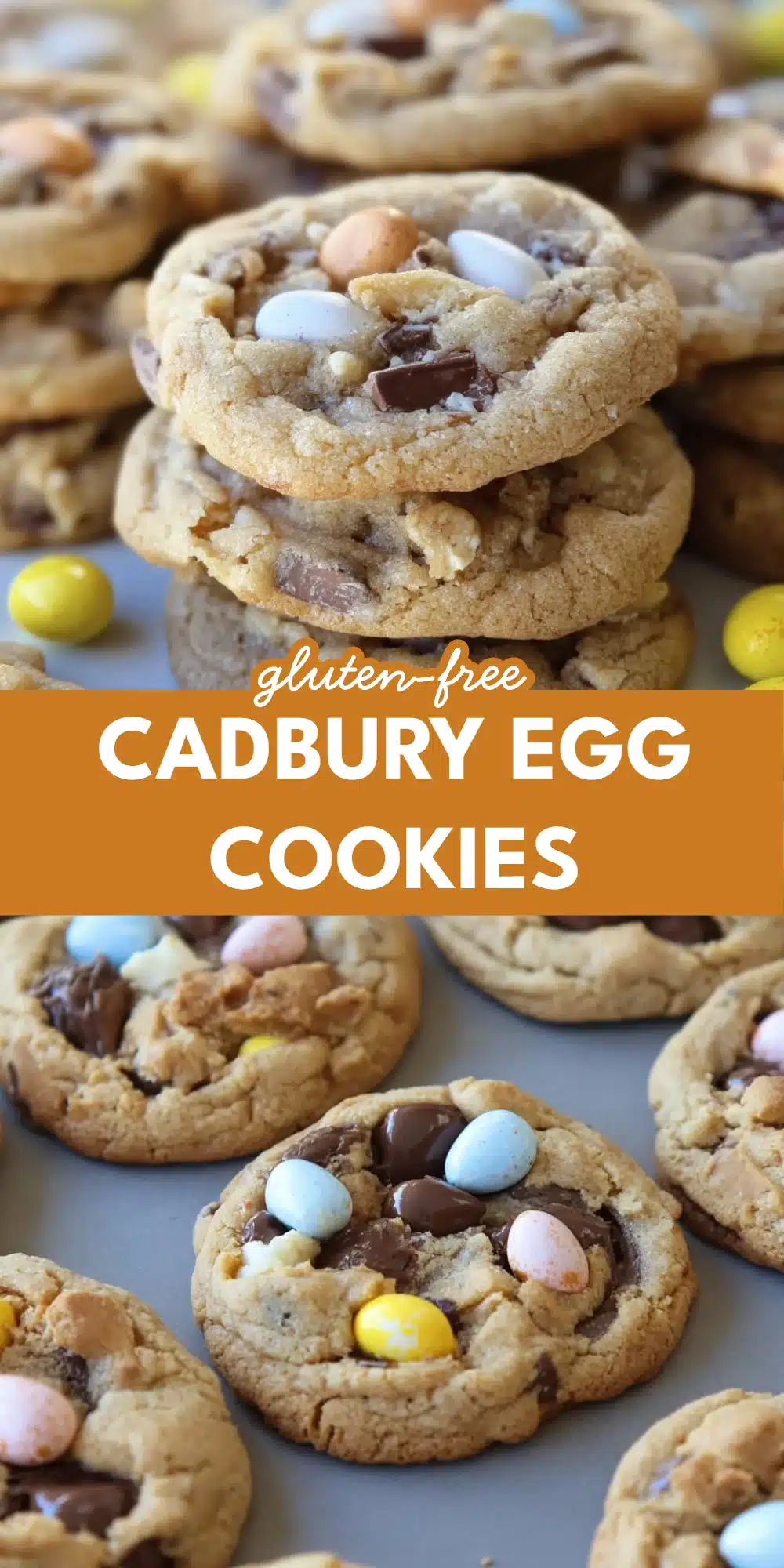 Cadbury Egg Cookies