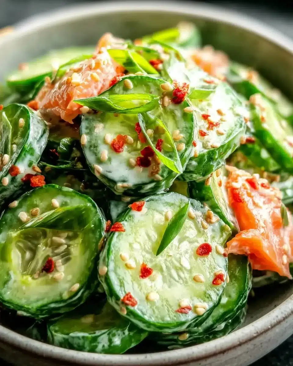 California Roll Cucumber Salad