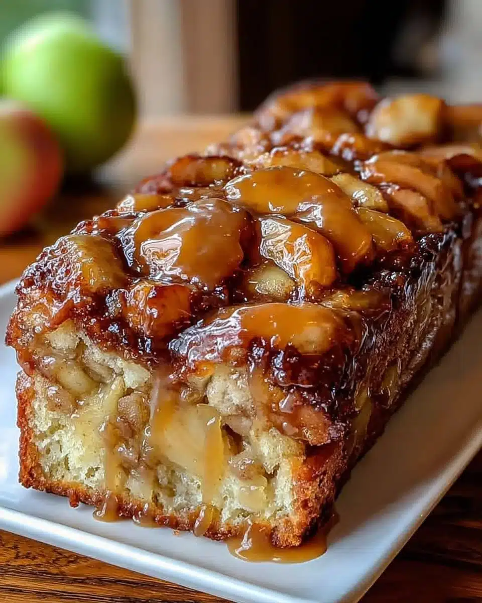 Caramel Apple Fritter Bread