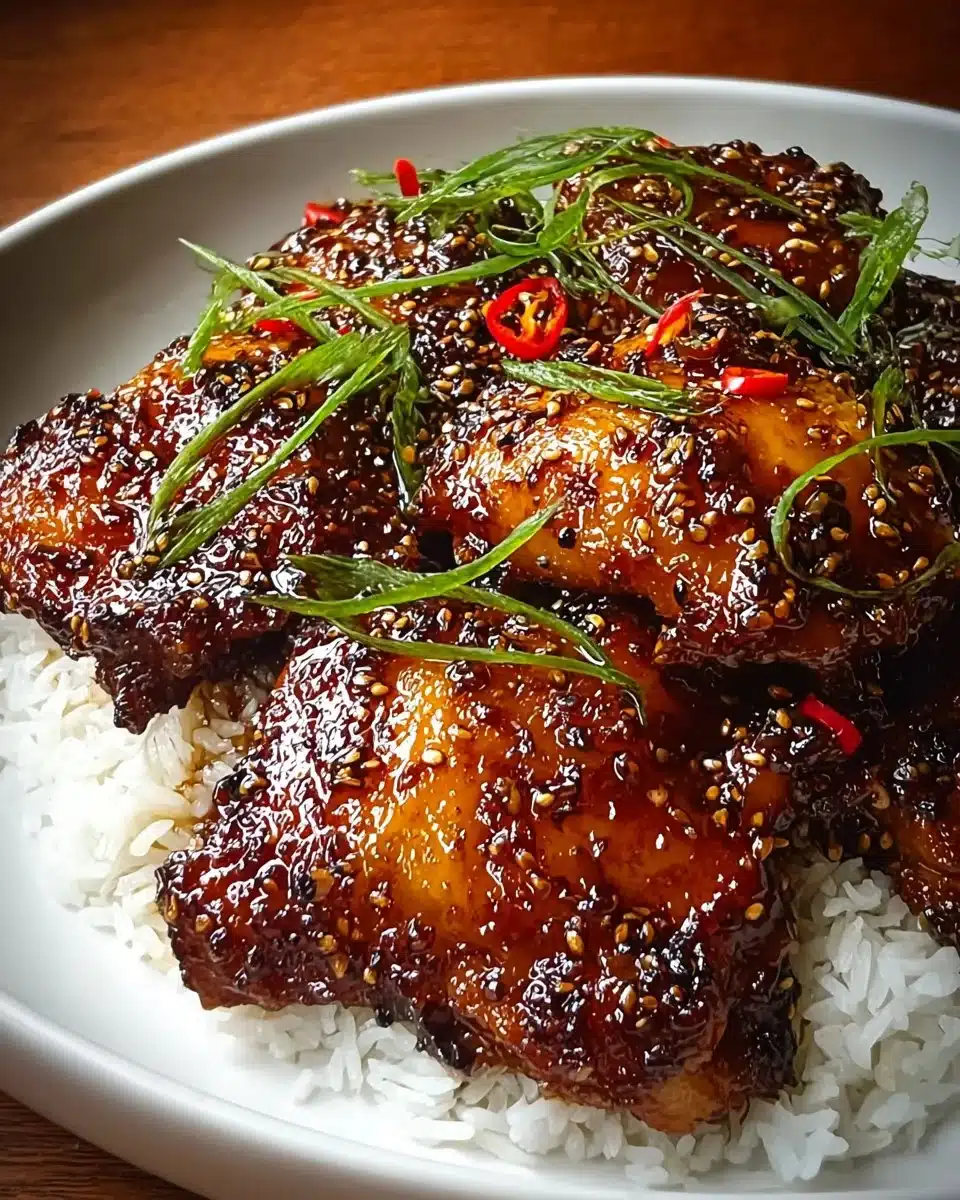Caramelized Soy Sauce Chicken