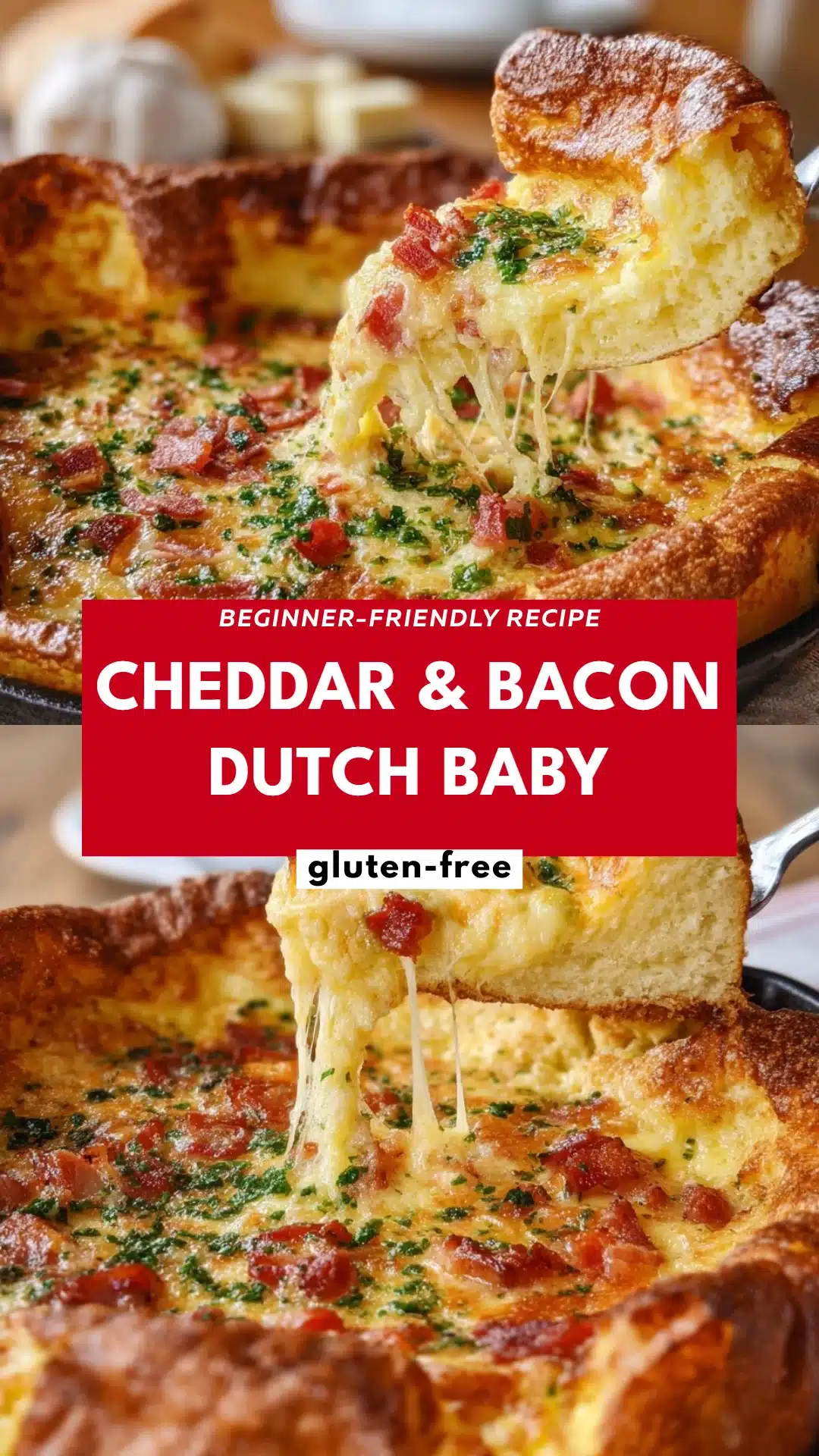 Cheddar & Bacon Dutch Baby