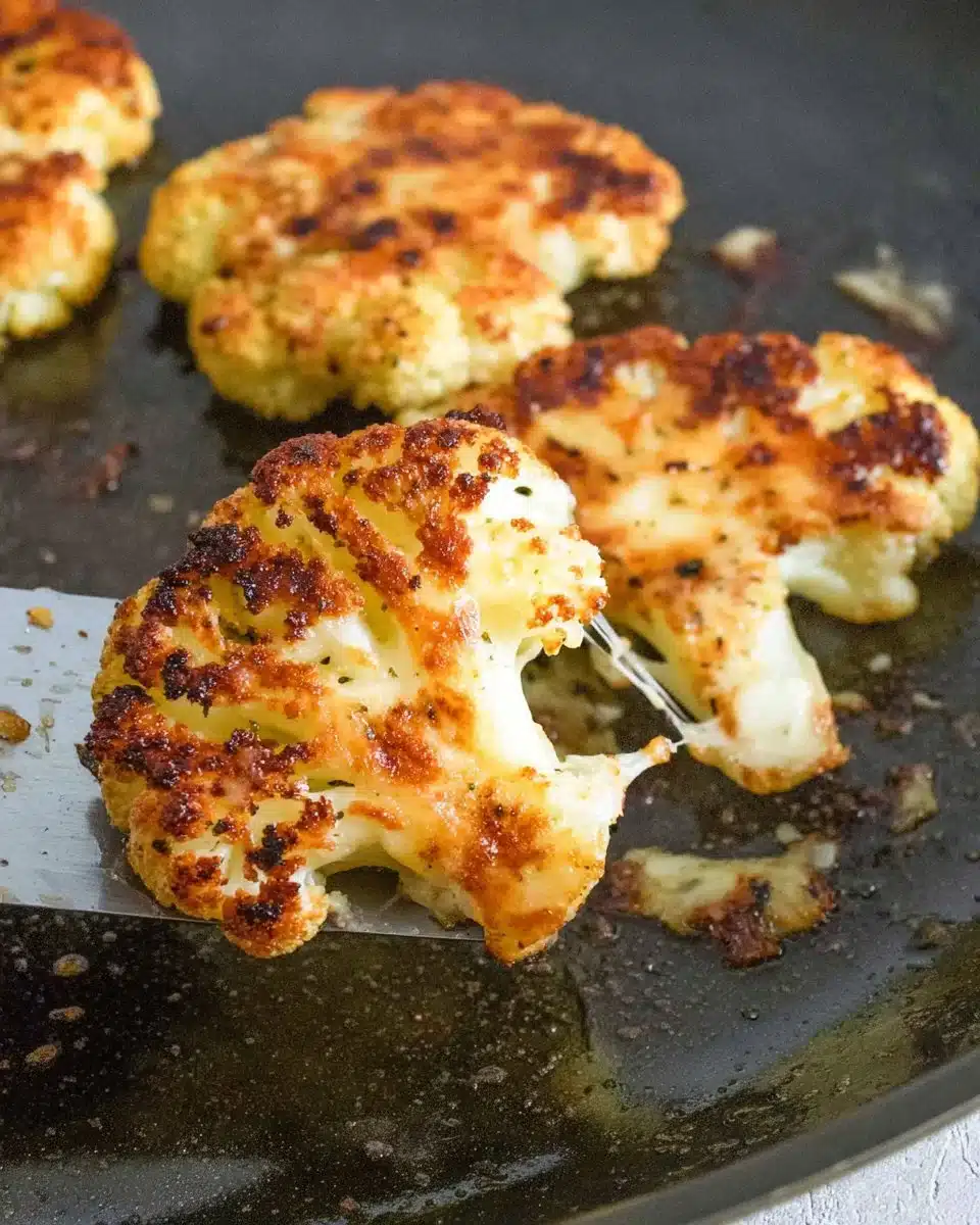 Cheesy Cauliflower Steaks